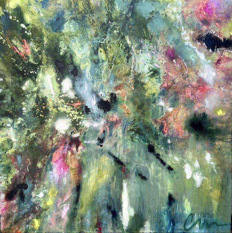 A Moment in Time, No. 6 — abstract painting by Charlene Falk