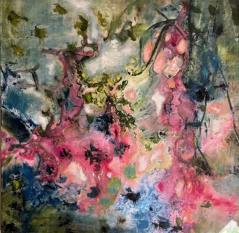 A Moment in Time, No. 5 — abstract painting by Charlene Falk
