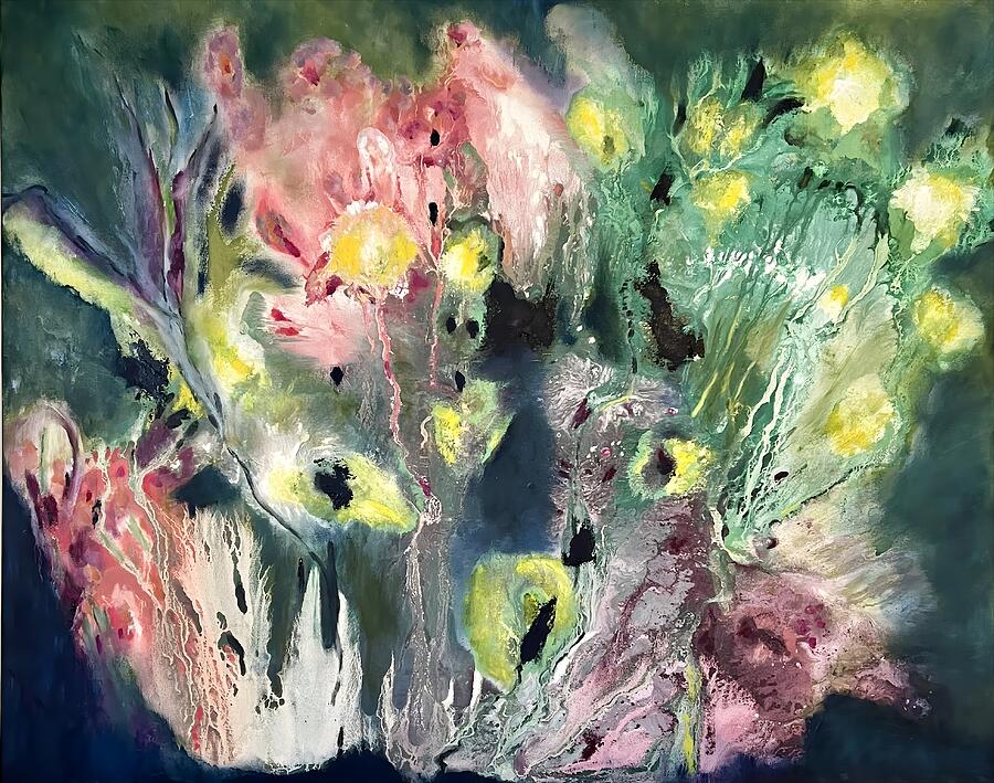 A Moment in Time, No. 2 — abstract painting by Charlene Falk