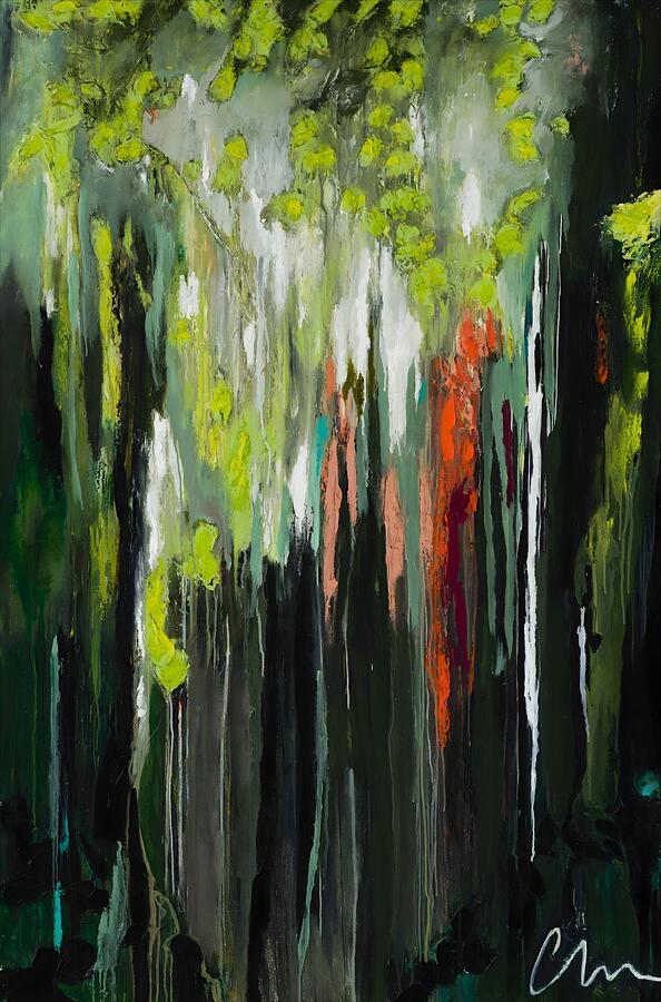A Place You Cannot See, No. 2 — abstract painting by Charlene Falk