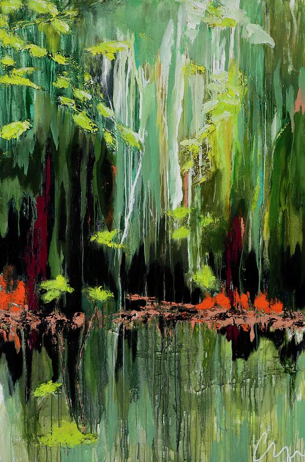 A Place You Cannot See, No. 1 — abstract painting by Charlene Falk