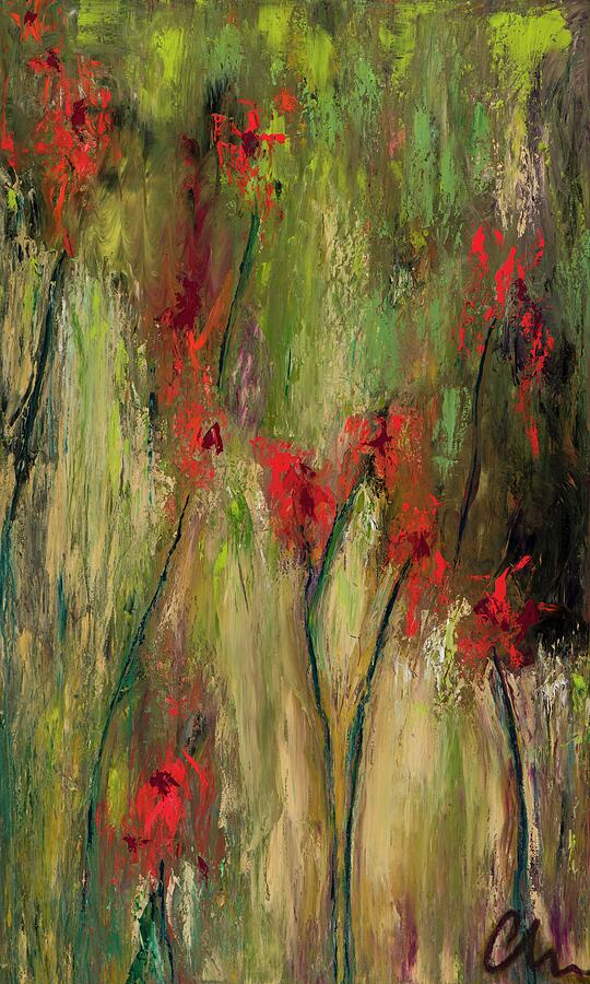 For Leah — abstract painting by Charlene Falk