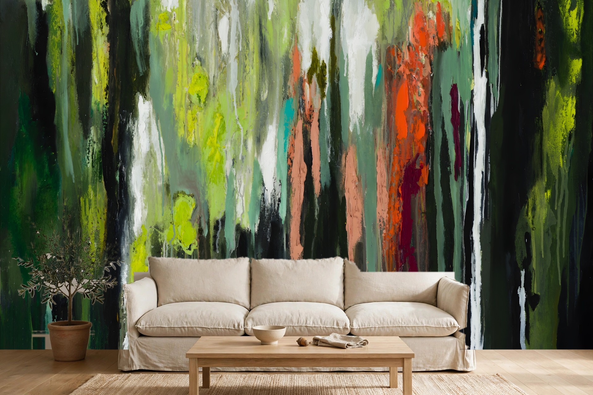 A Place You Cannot See, No. 2 as a custom wallpaper mural by Charlene Falk