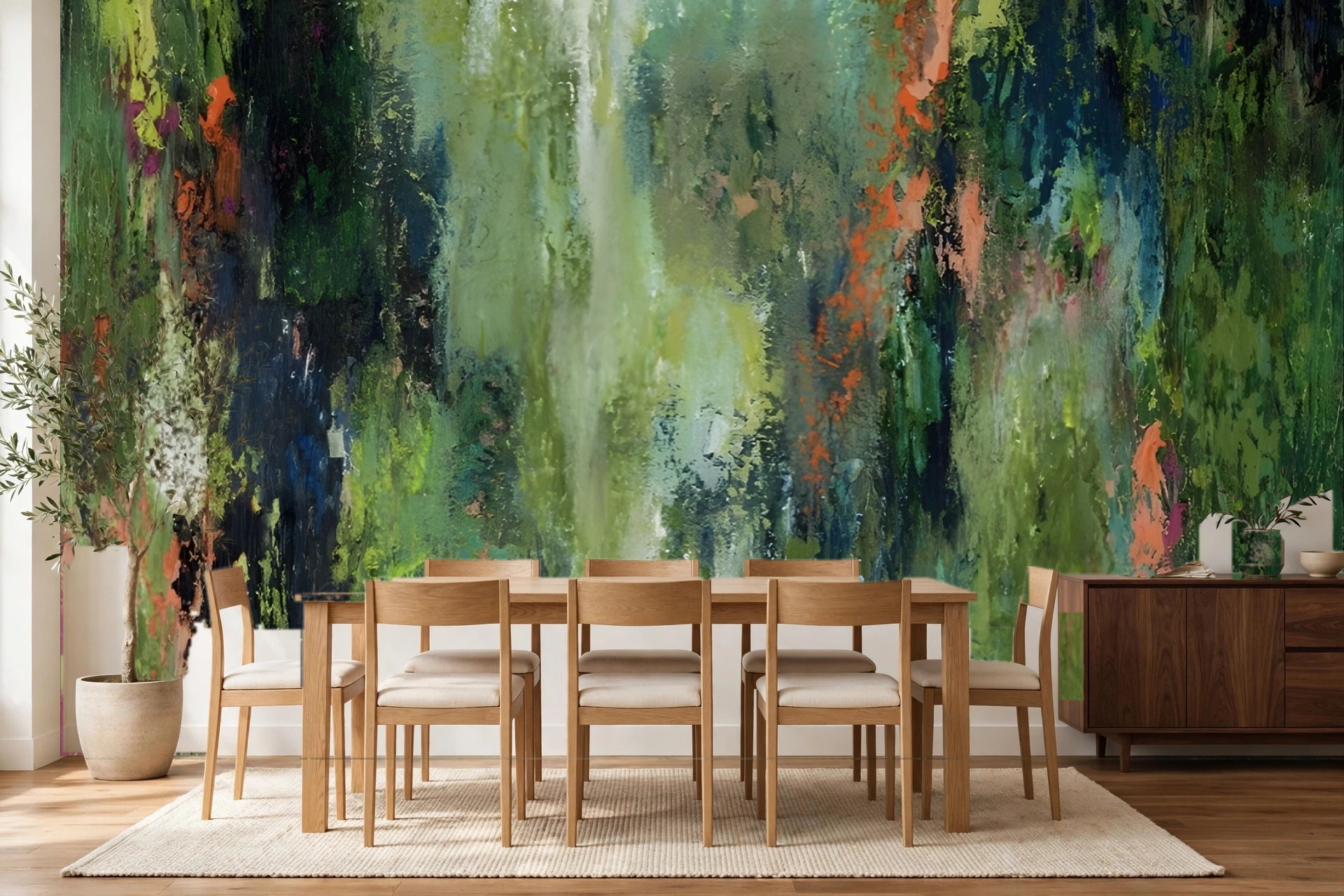 A Place You Cannot See, No. 5 as a custom wallpaper mural by Charlene Falk