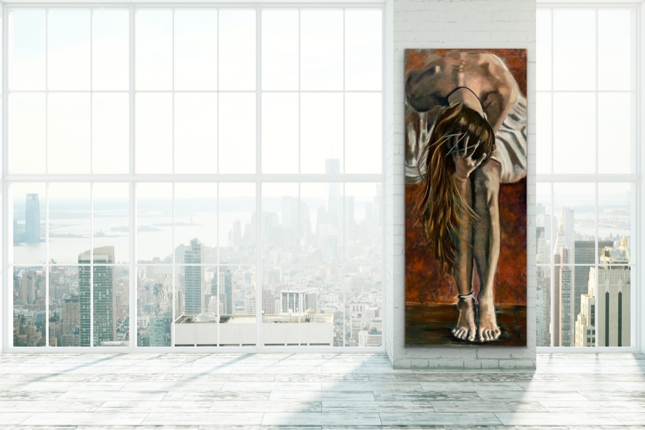 Grace as a custom wallpaper mural by Charlene Falk