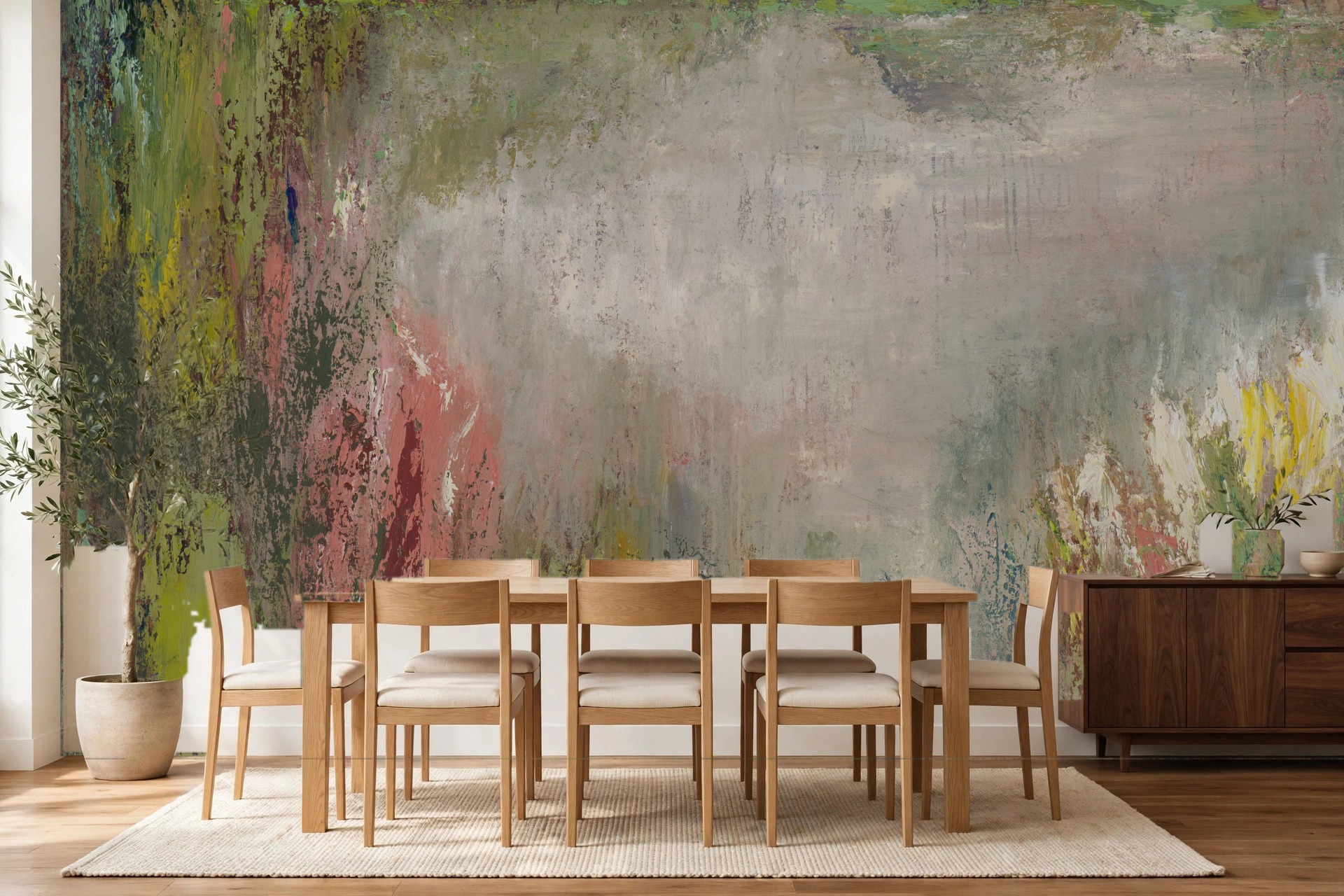 Meadow as a custom wallpaper mural by Charlene Falk
