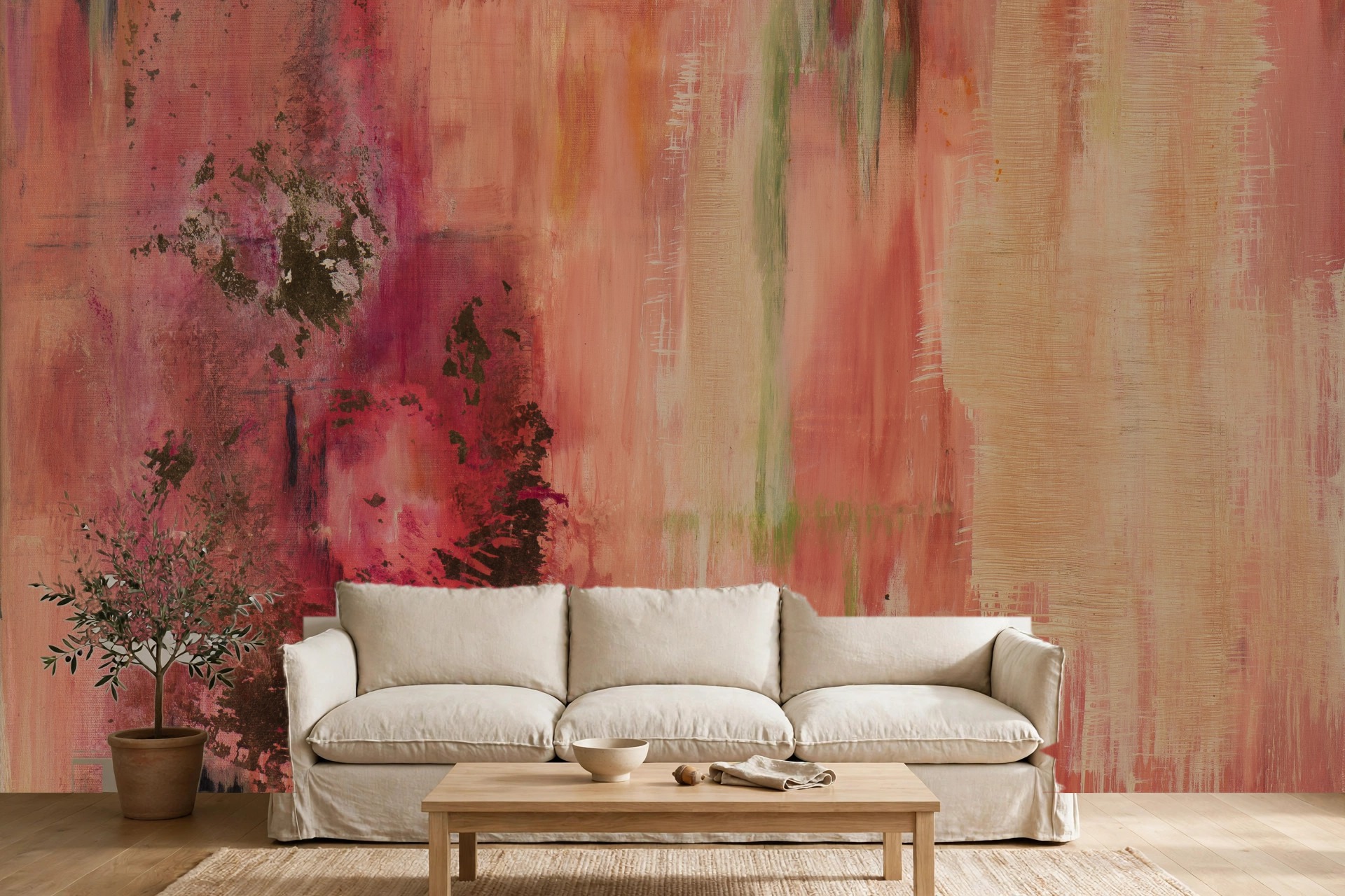 Reflection as a custom wallpaper mural by Charlene Falk