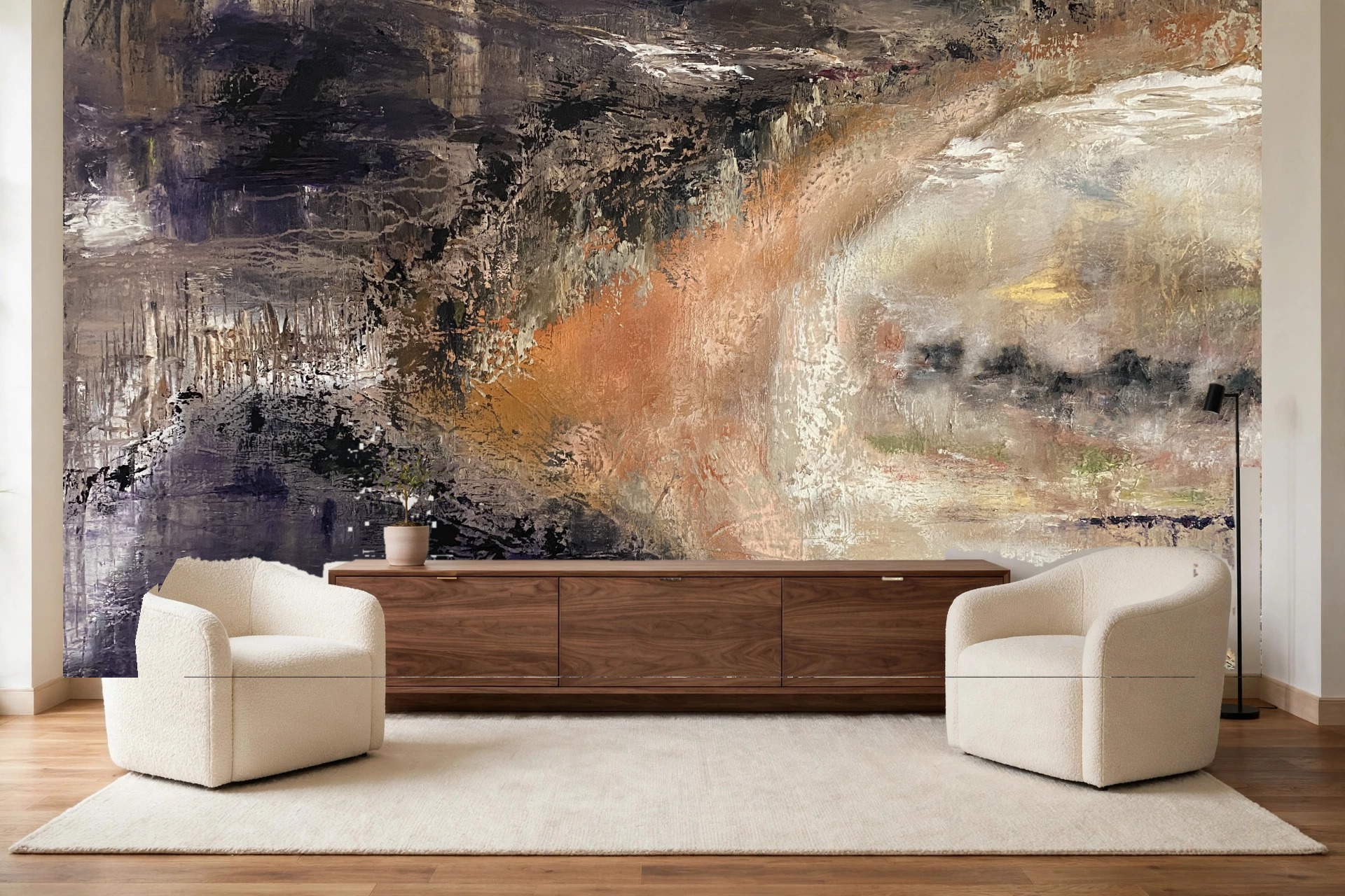 The Light of Day as a custom wallpaper mural by Charlene Falk