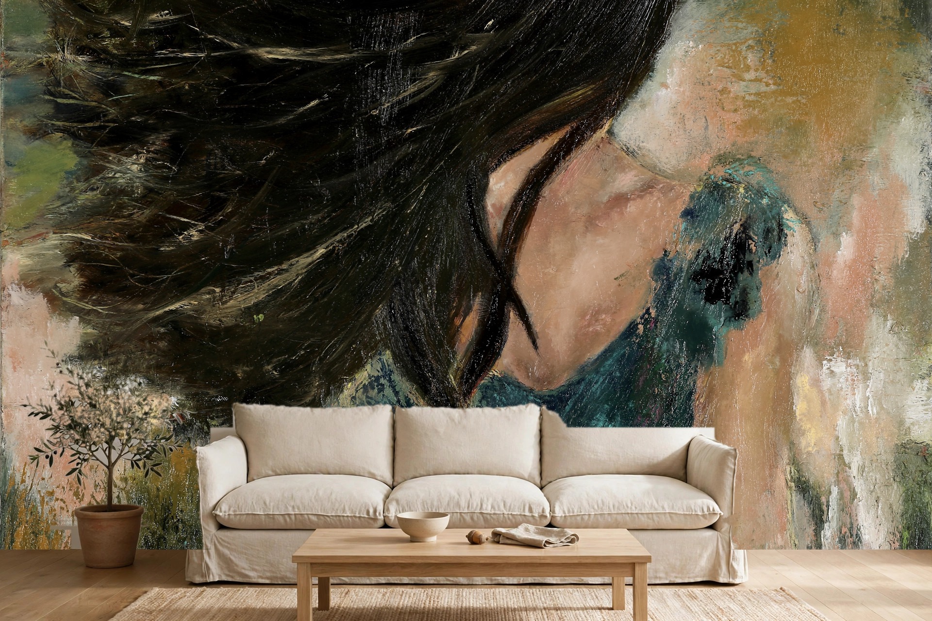 Under the Sky as a custom wallpaper mural by Charlene Falk