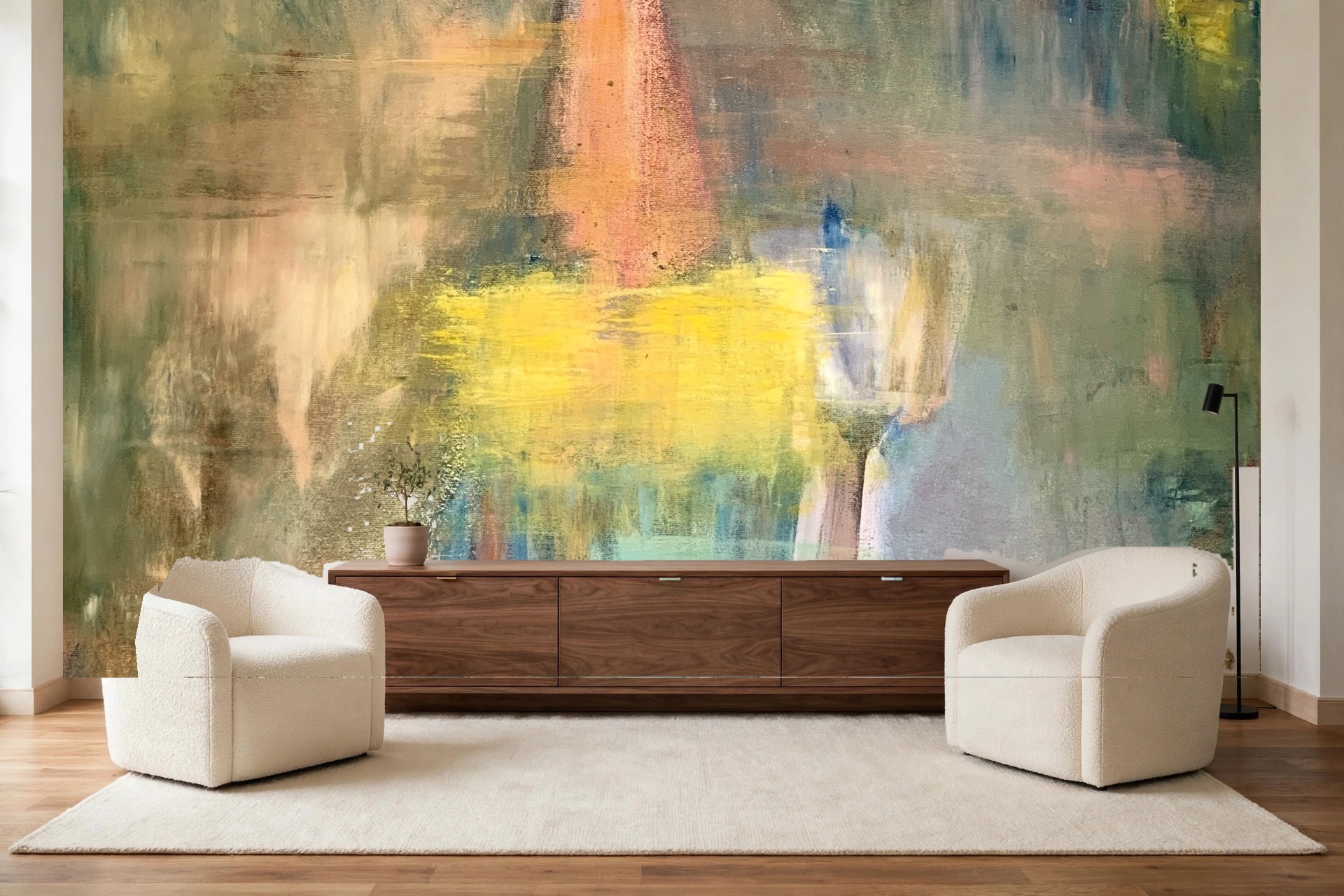 Walk the Line as a custom wallpaper mural by Charlene Falk