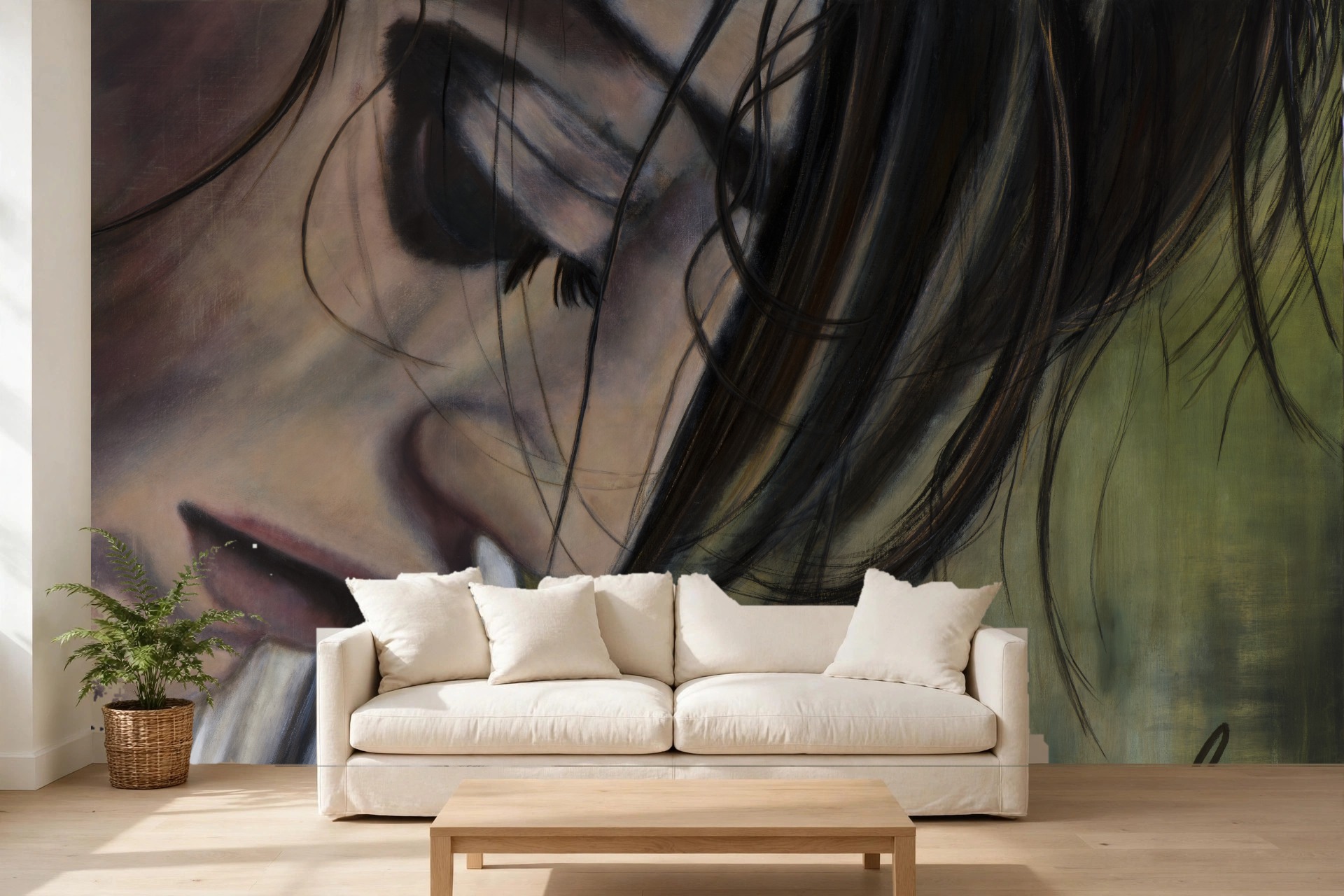 Courage as a custom wallpaper mural by Charlene Falk