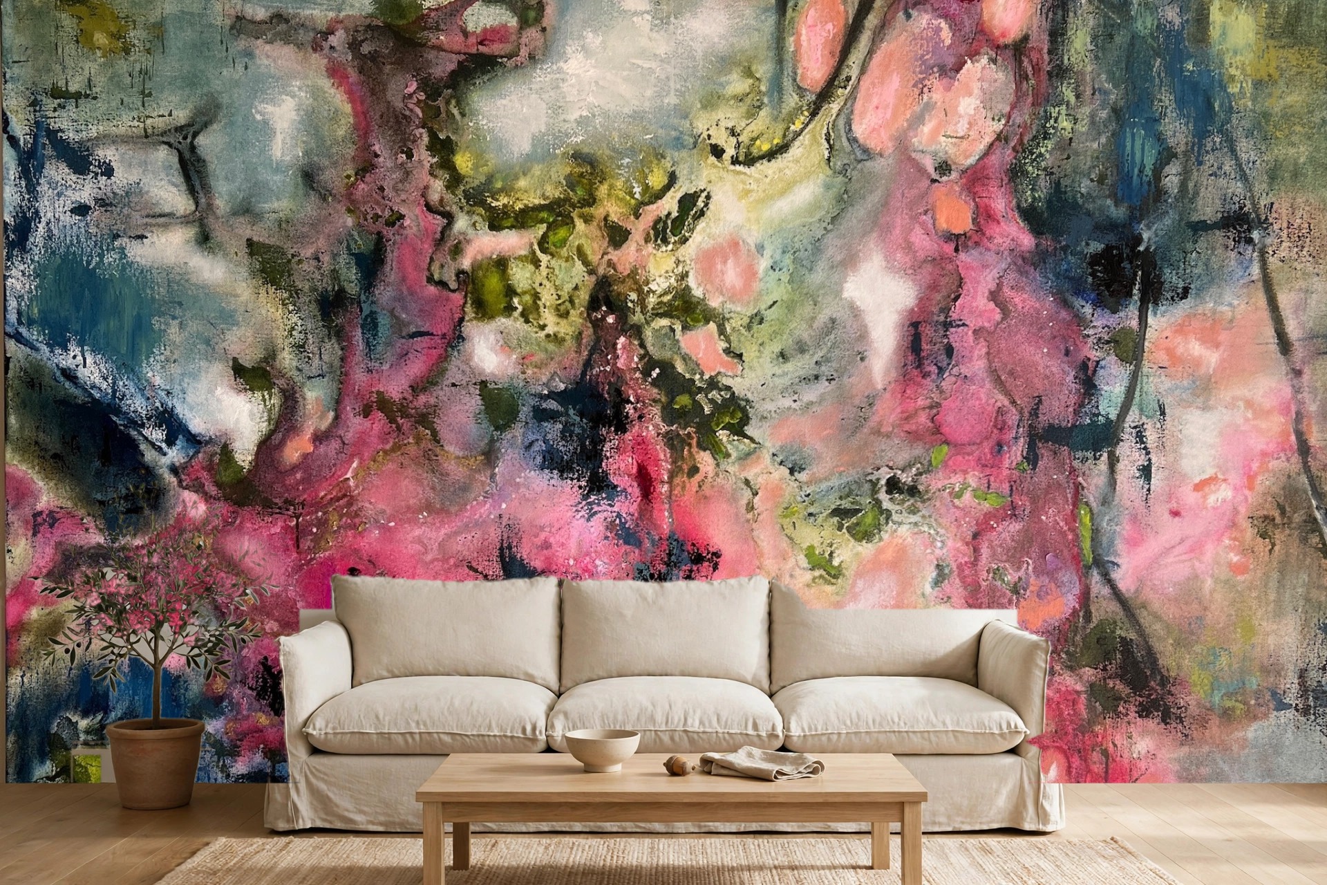 A Moment in Time, No. 5 as a custom wallpaper mural by Charlene Falk