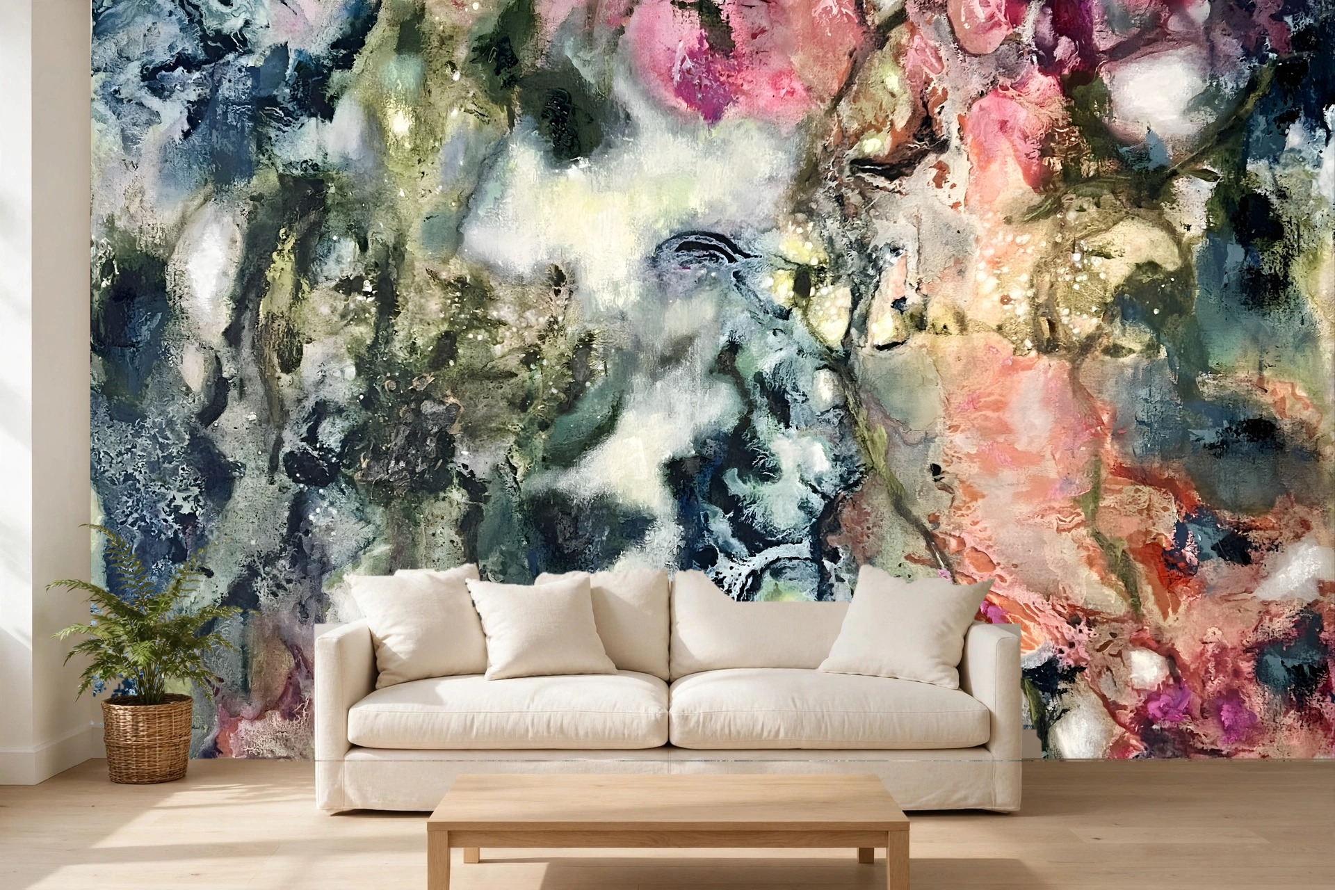 A Moment in Time, No. 7 as a custom wallpaper mural by Charlene Falk