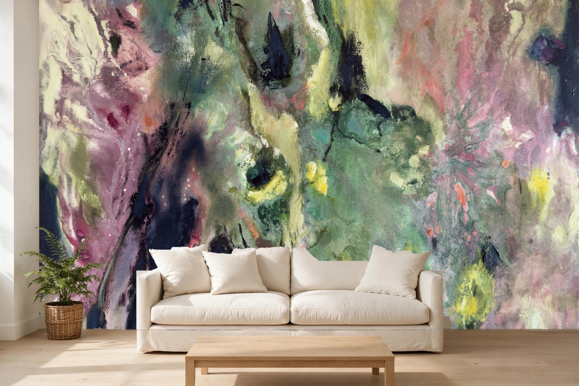 A Moment in Time, No. 4 as a custom wallpaper mural by Charlene Falk