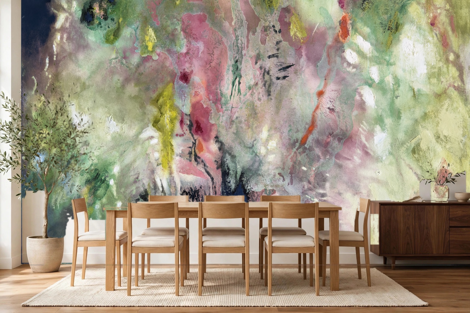 A Moment in Time, No. 3 as a custom wallpaper mural by Charlene Falk