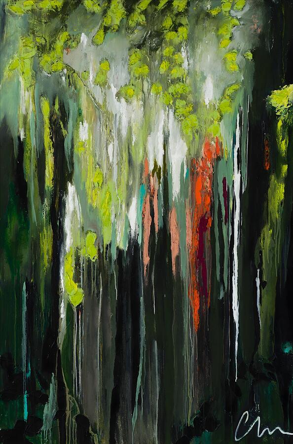 A Place You Cannot See, No. 2 — abstract painting by Charlene Falk