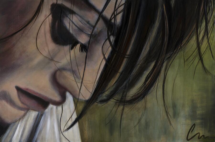 Courage — abstract painting by Charlene Falk