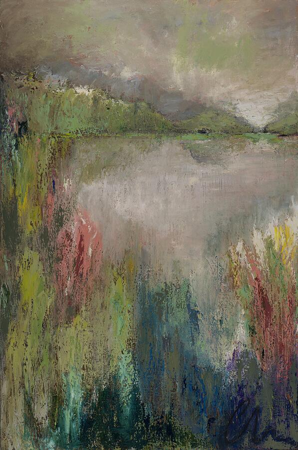 Meadow — abstract painting by Charlene Falk