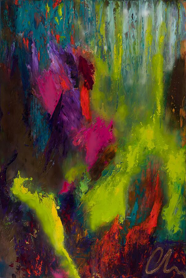Bloom — abstract painting by Charlene Falk
