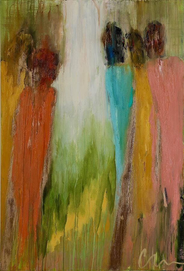 Guest House, No. 5 — abstract painting by Charlene Falk