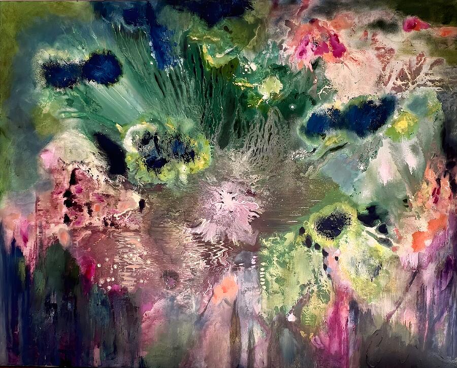 A Moment in Time — abstract painting by Charlene Falk