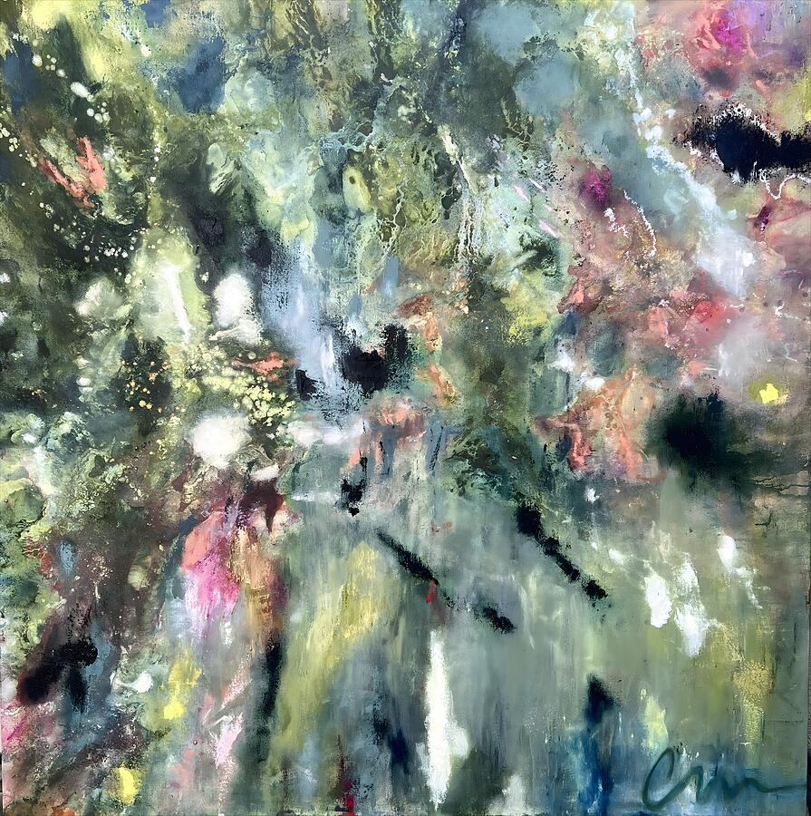 A Moment in Time, No. 6 — abstract painting by Charlene Falk