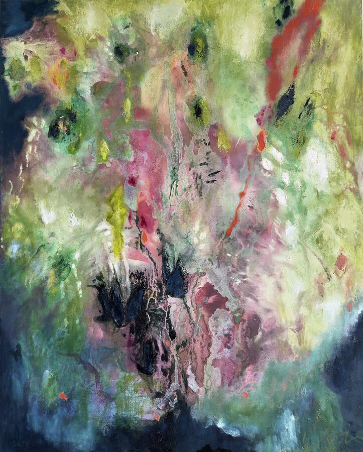 A Moment in Time, No. 3 — abstract painting by Charlene Falk