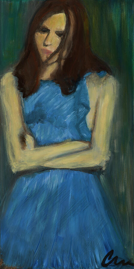 Blue — abstract painting by Charlene Falk