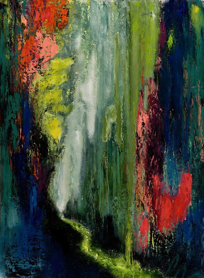 Into The Universe — abstract painting by Charlene Falk