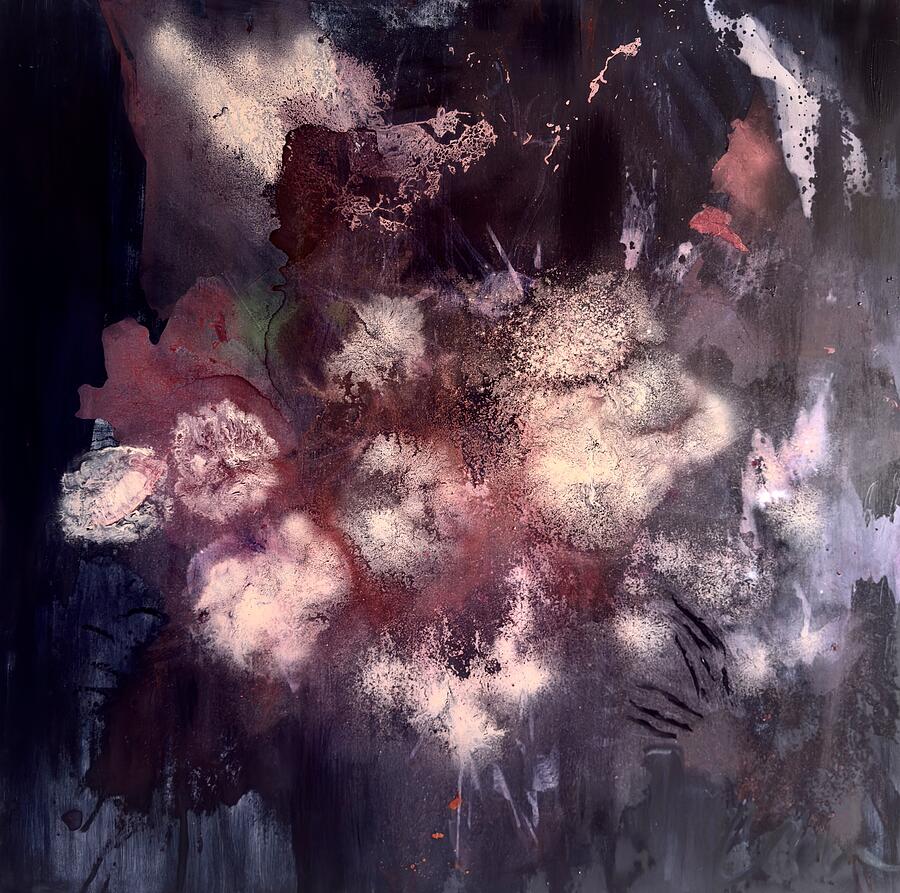 The Night Garden, No. 6 — abstract painting by Charlene Falk