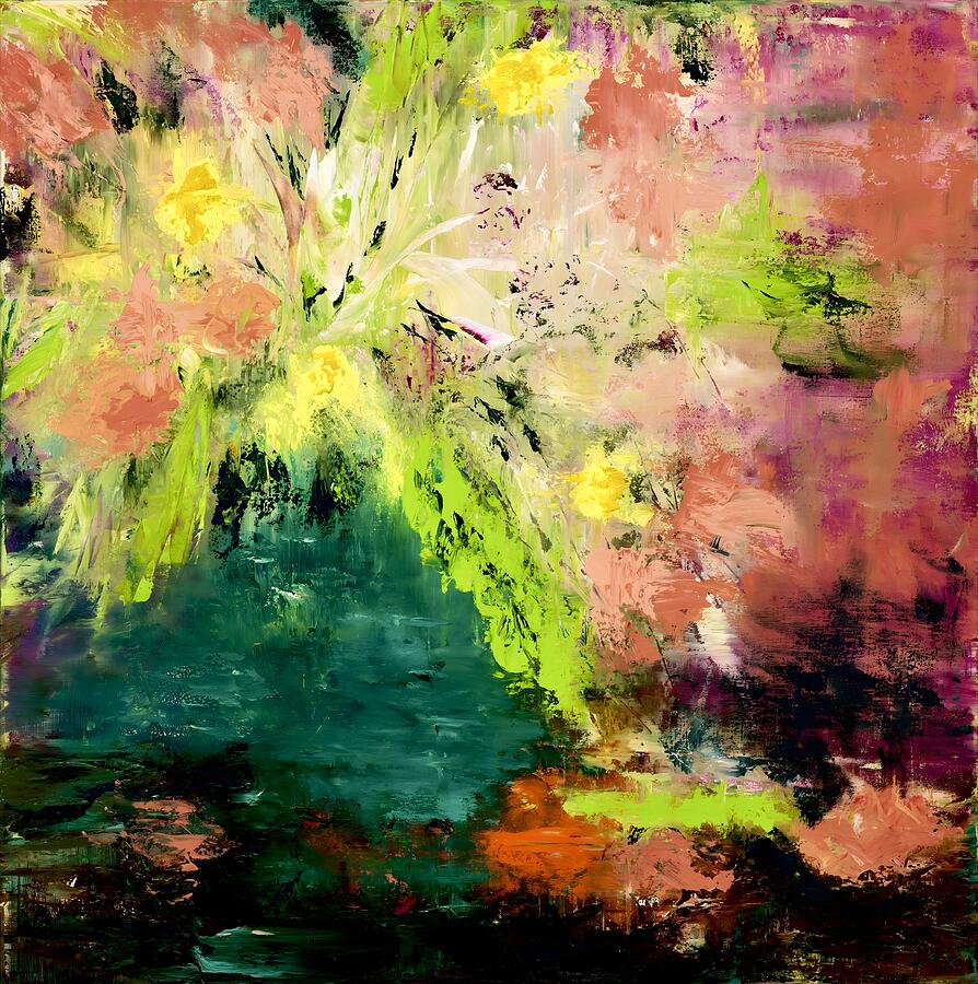 Amour — abstract painting by Charlene Falk