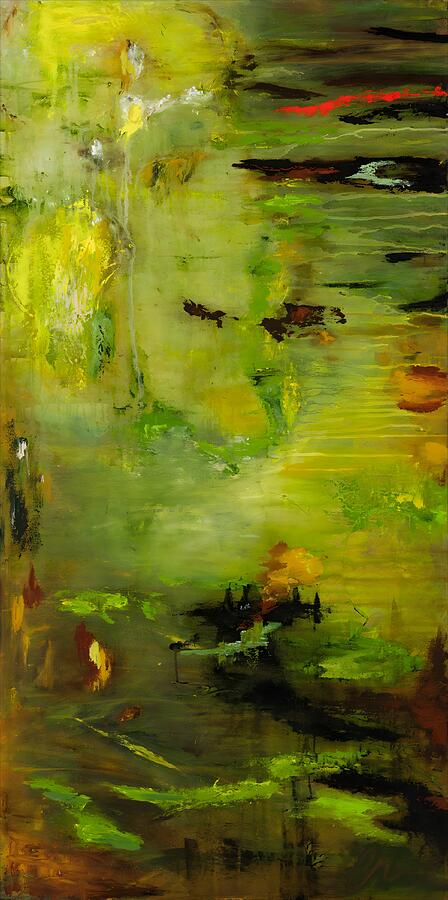 Where We Walk, No. 2 — abstract painting by Charlene Falk
