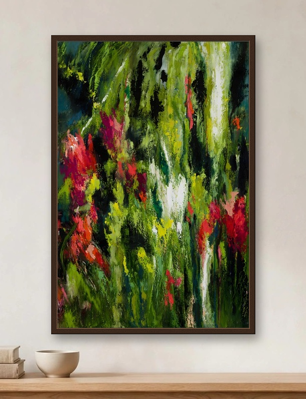 How the Flowers Grow — shown close