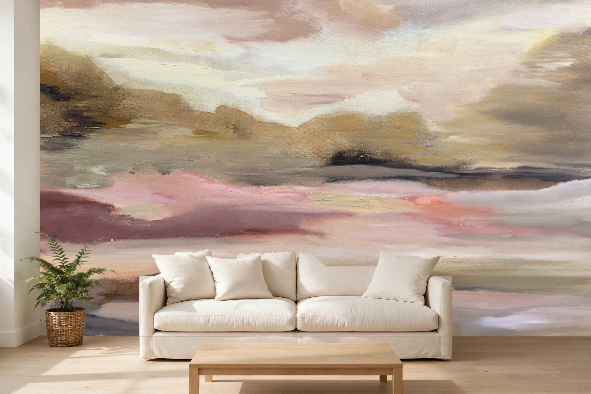 Desert View, No. 1 as a custom wallpaper mural by Charlene Falk