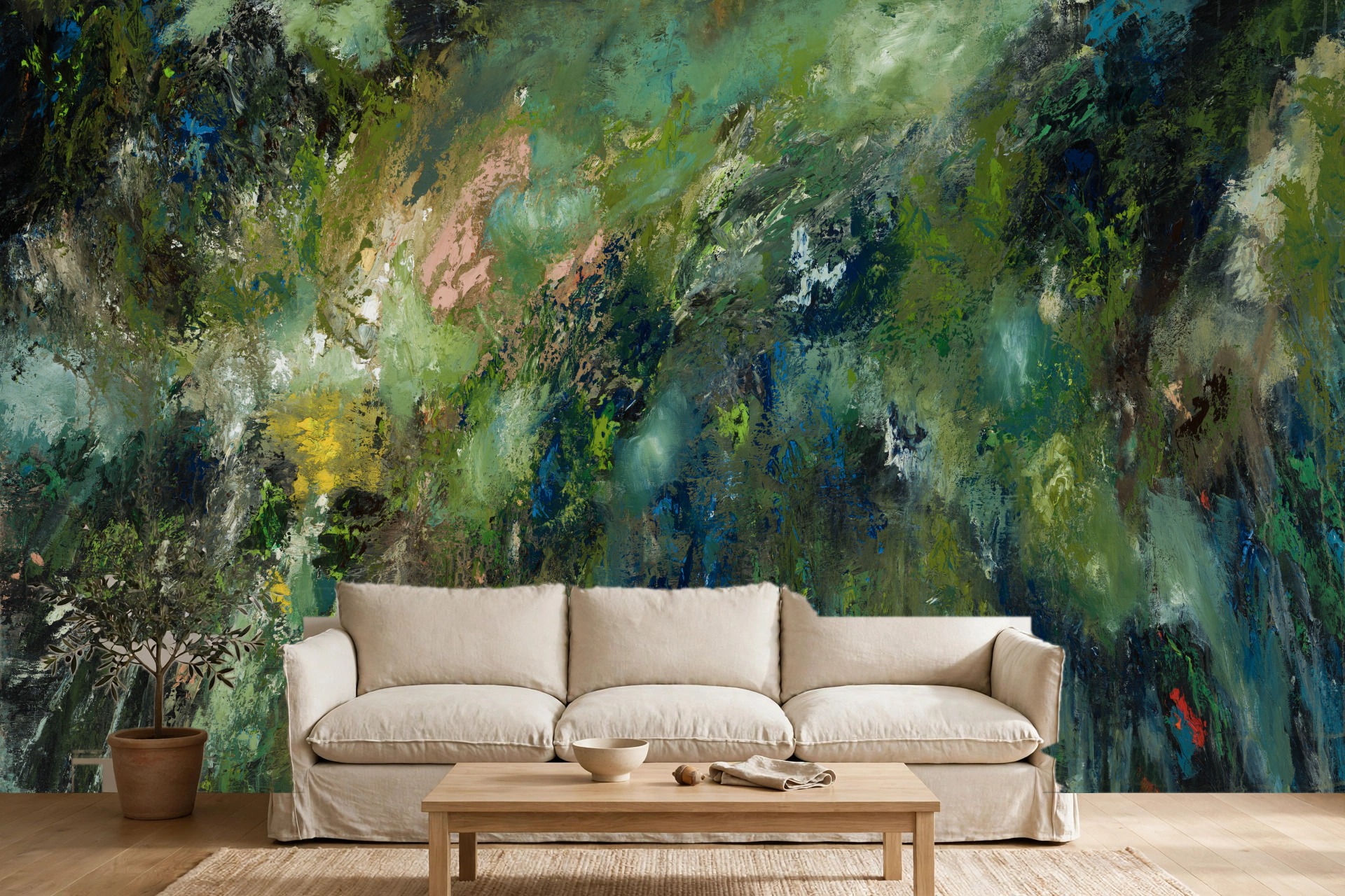 A Place You Cannot See, No. 3 as a custom wallpaper mural by Charlene Falk