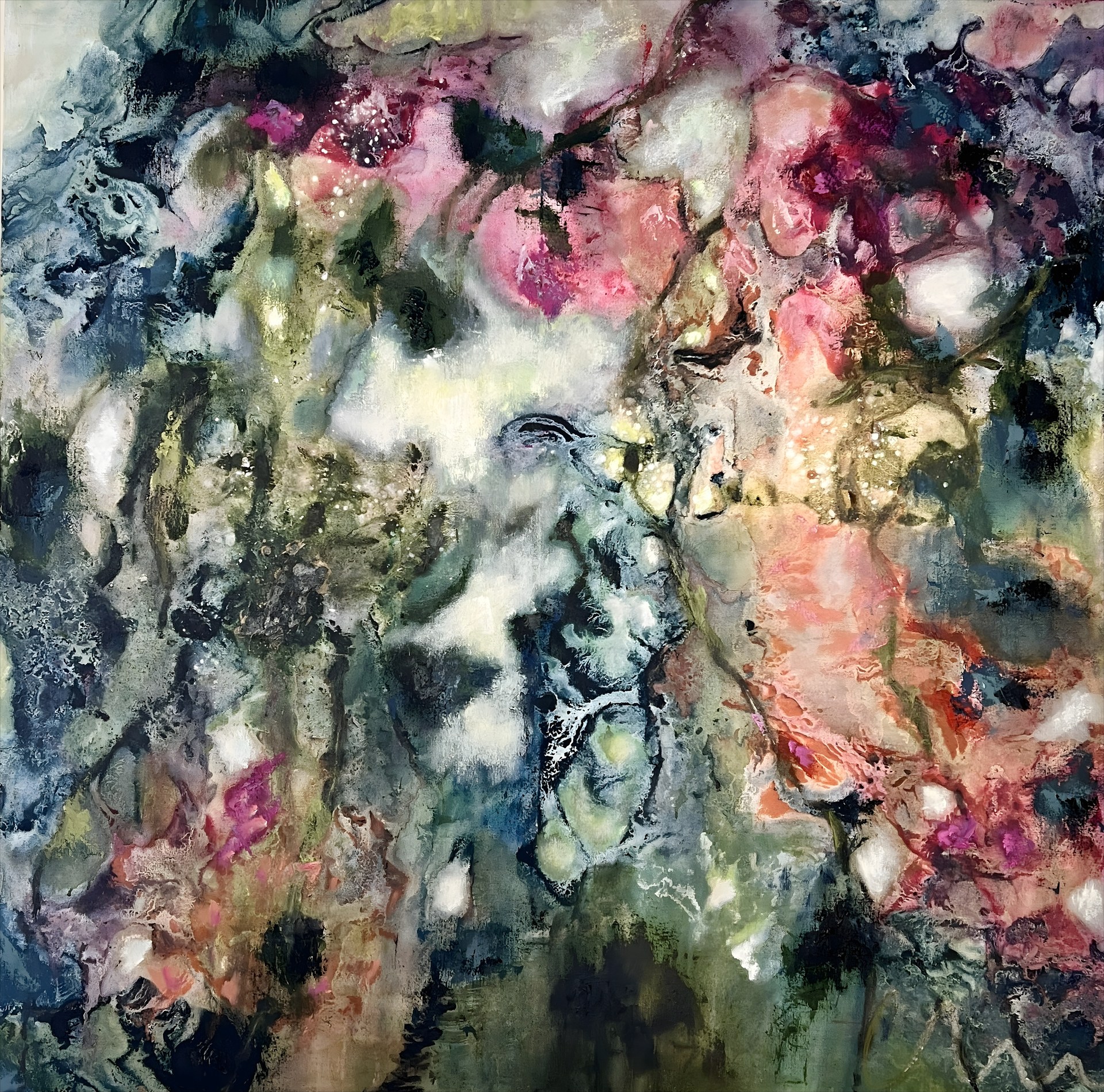 A Moment in Time, No. 7 — abstract painting by Charlene Falk