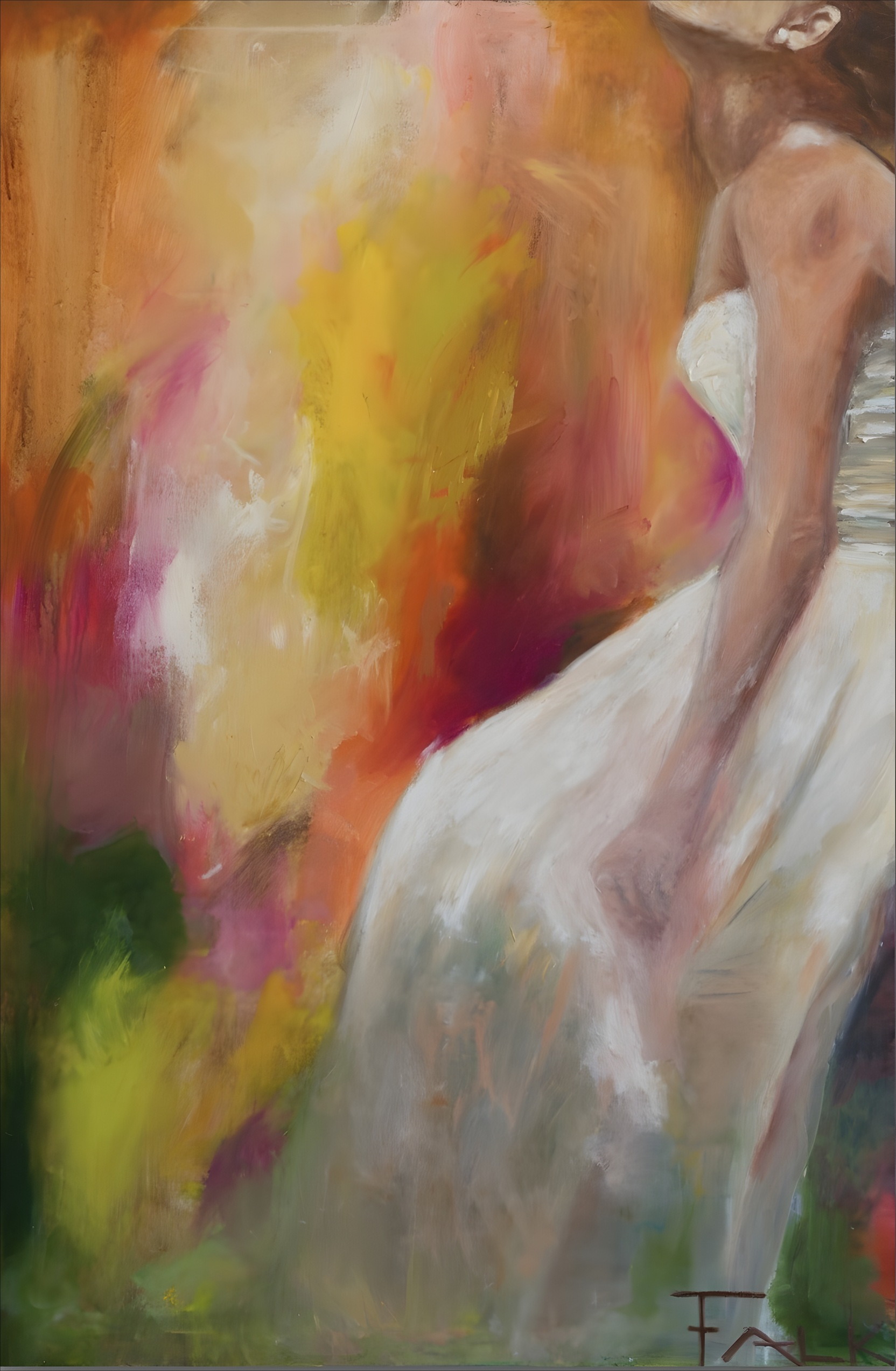 Surrender — abstract painting by Charlene Falk