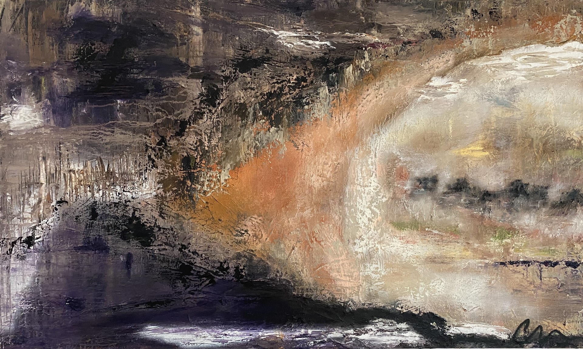 The Light of Day — abstract painting by Charlene Falk