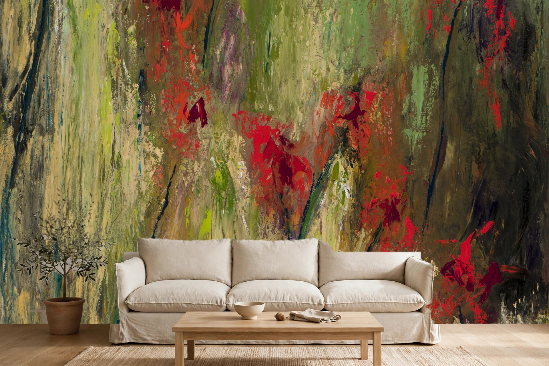 For Leah as a custom wallpaper mural by Charlene Falk