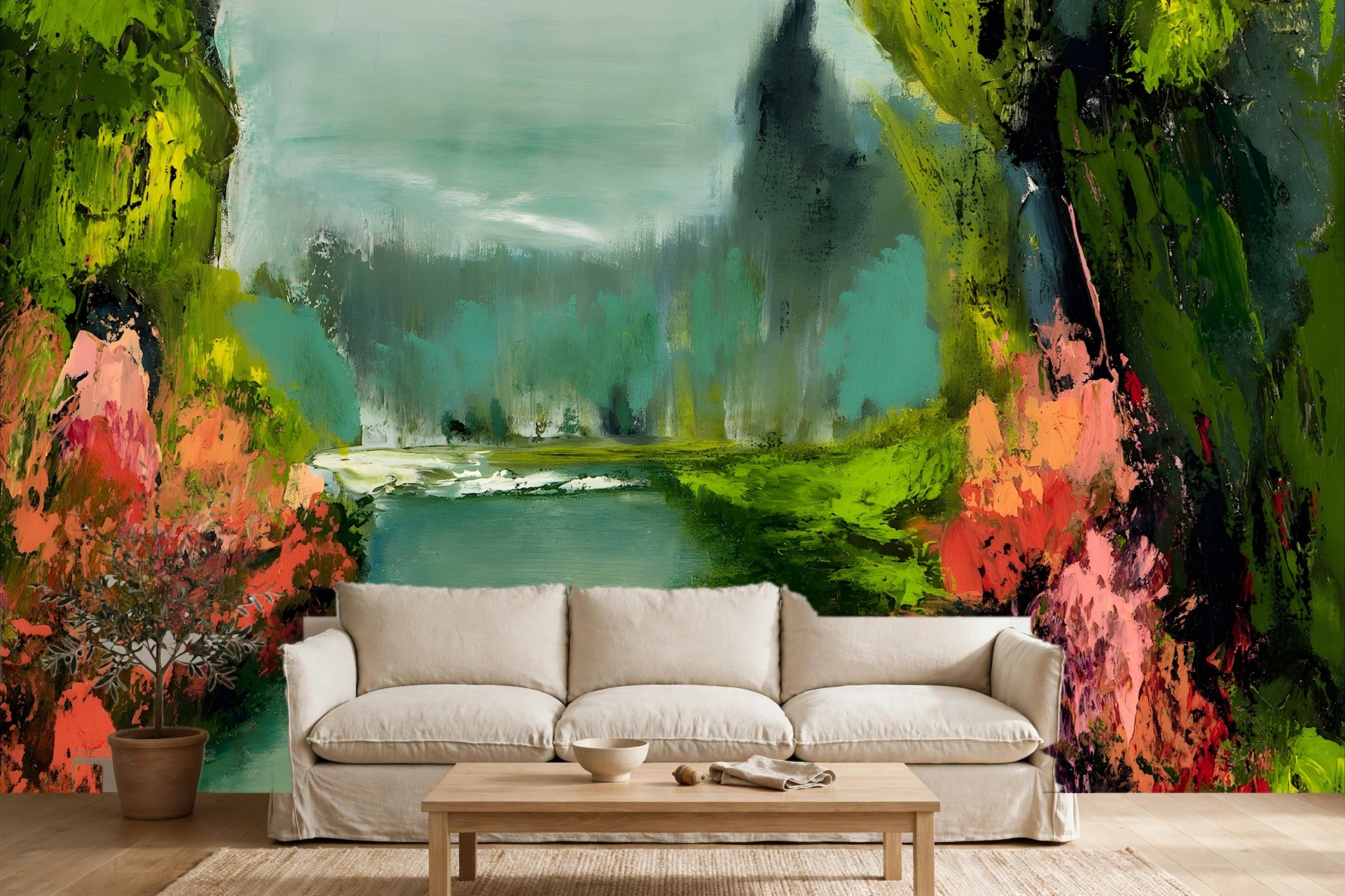 Go Where We Will as a custom wallpaper mural by Charlene Falk