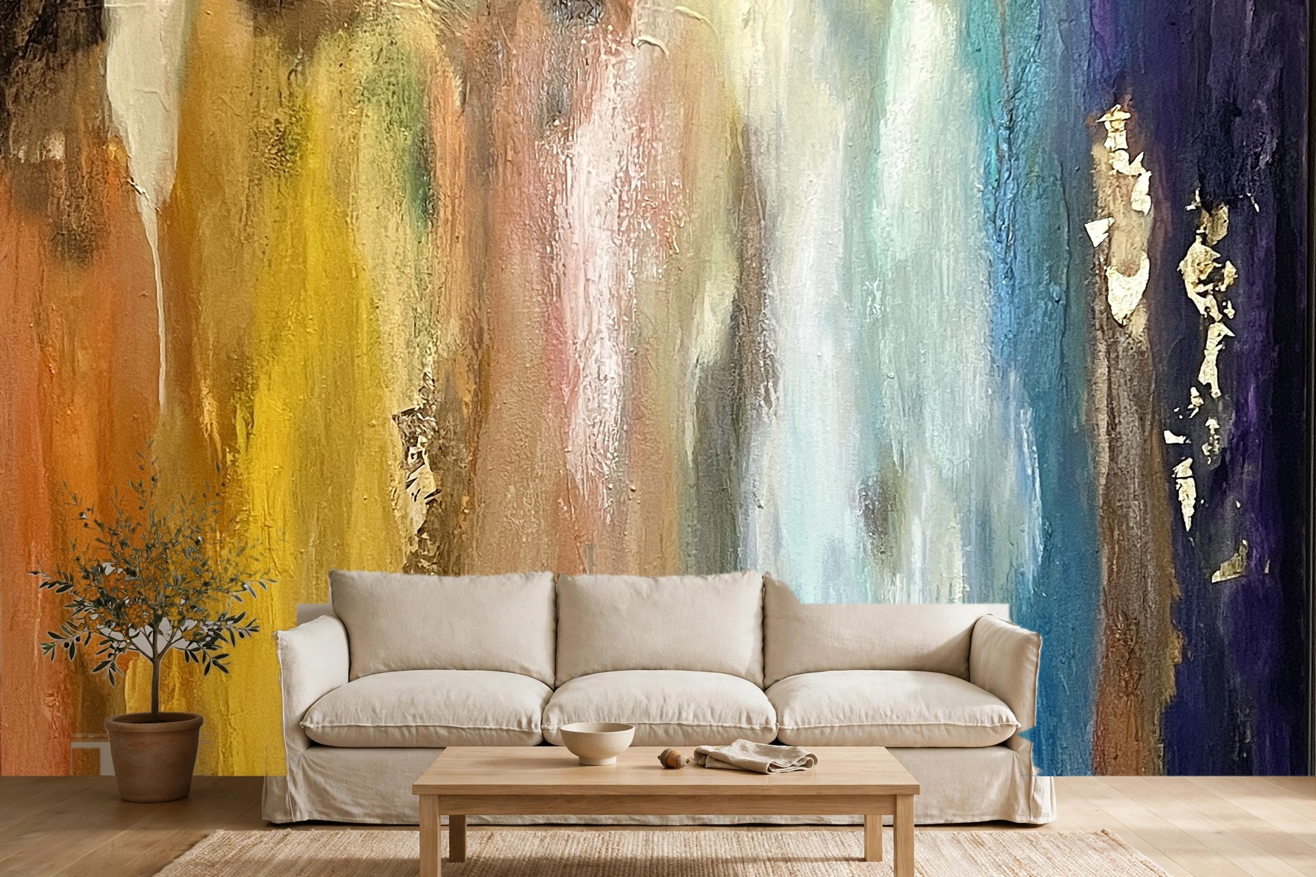 Guest House, No. 1 as a custom wallpaper mural by Charlene Falk