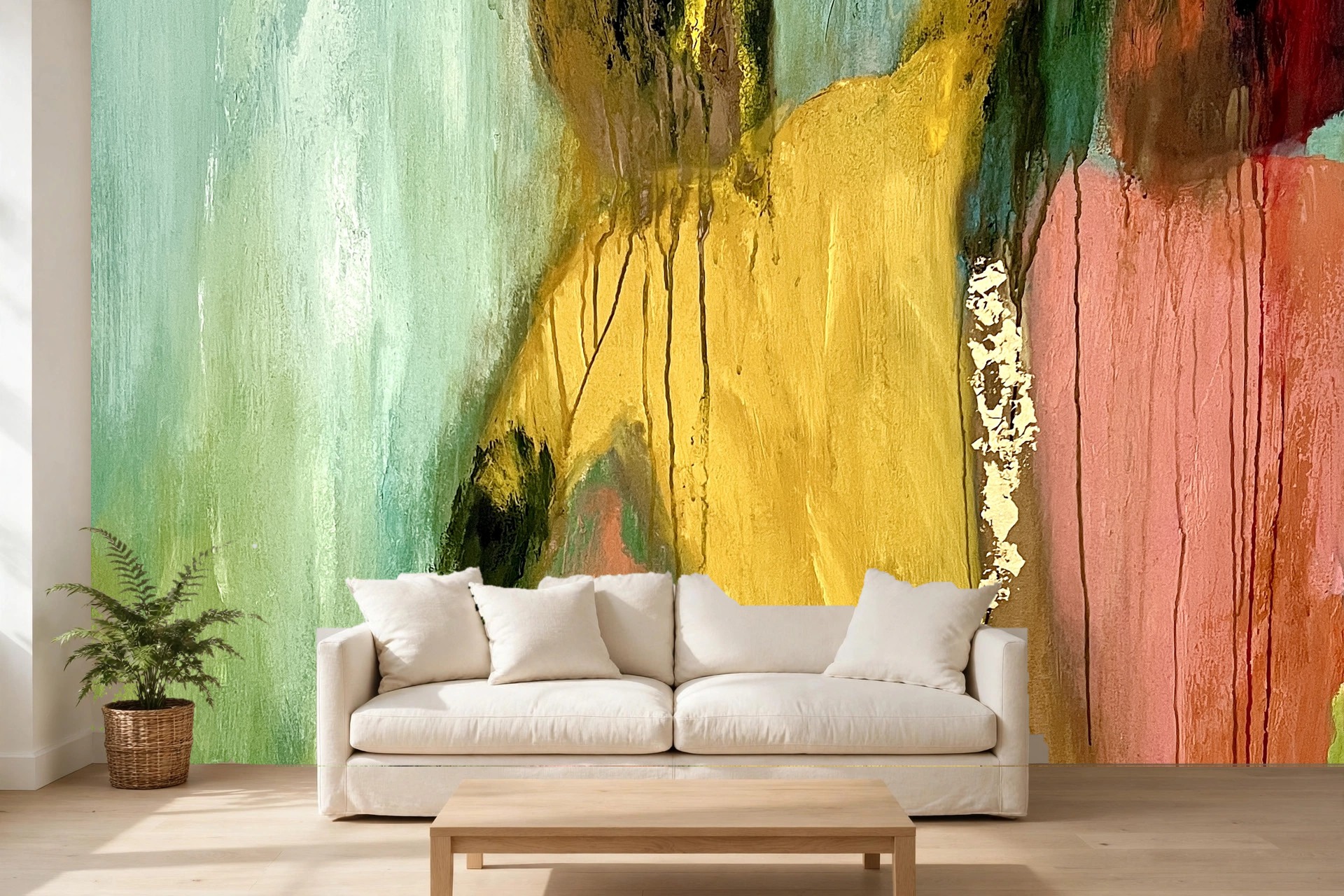 Guest House, No. 2 as a custom wallpaper mural by Charlene Falk