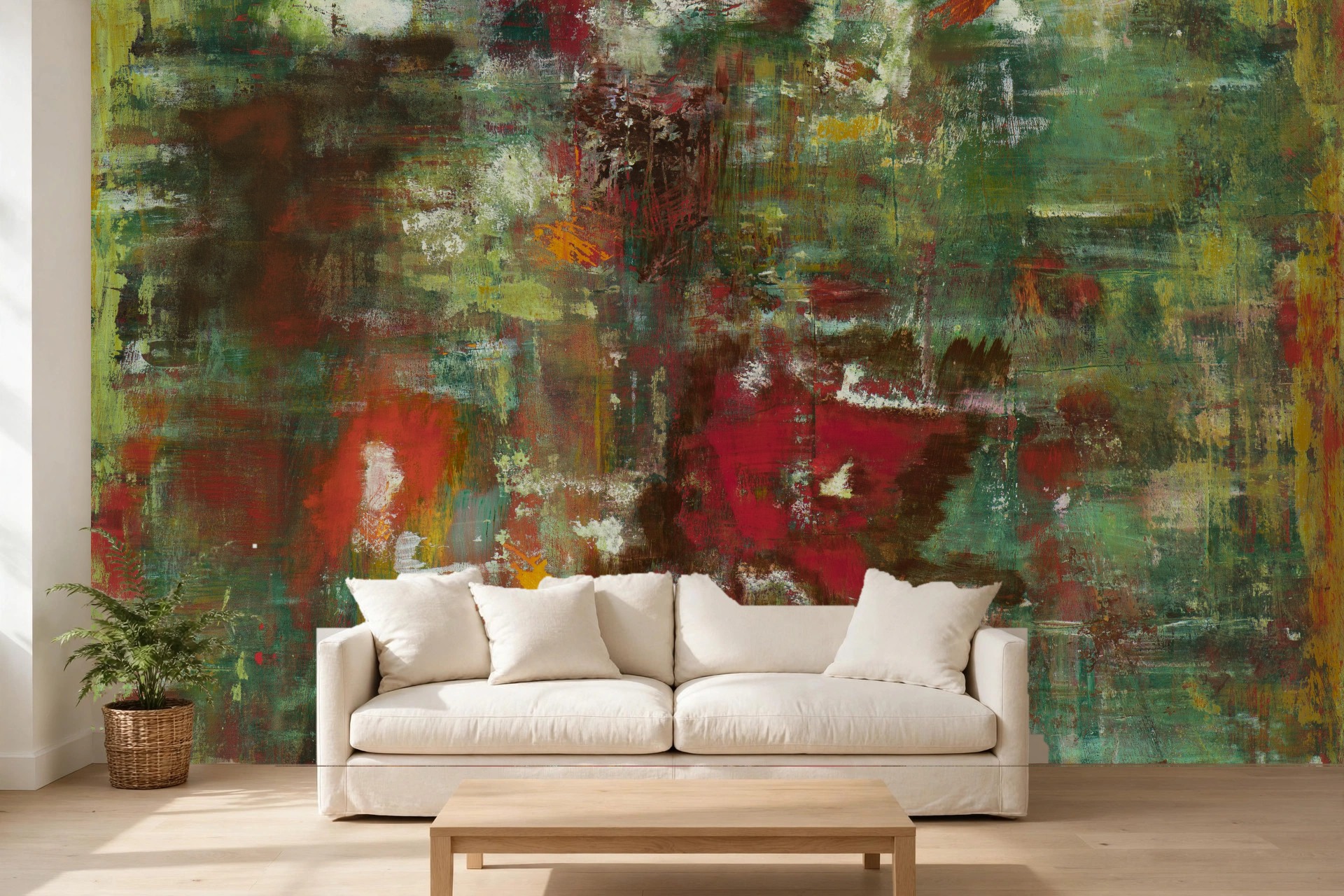 Illusion as a custom wallpaper mural by Charlene Falk