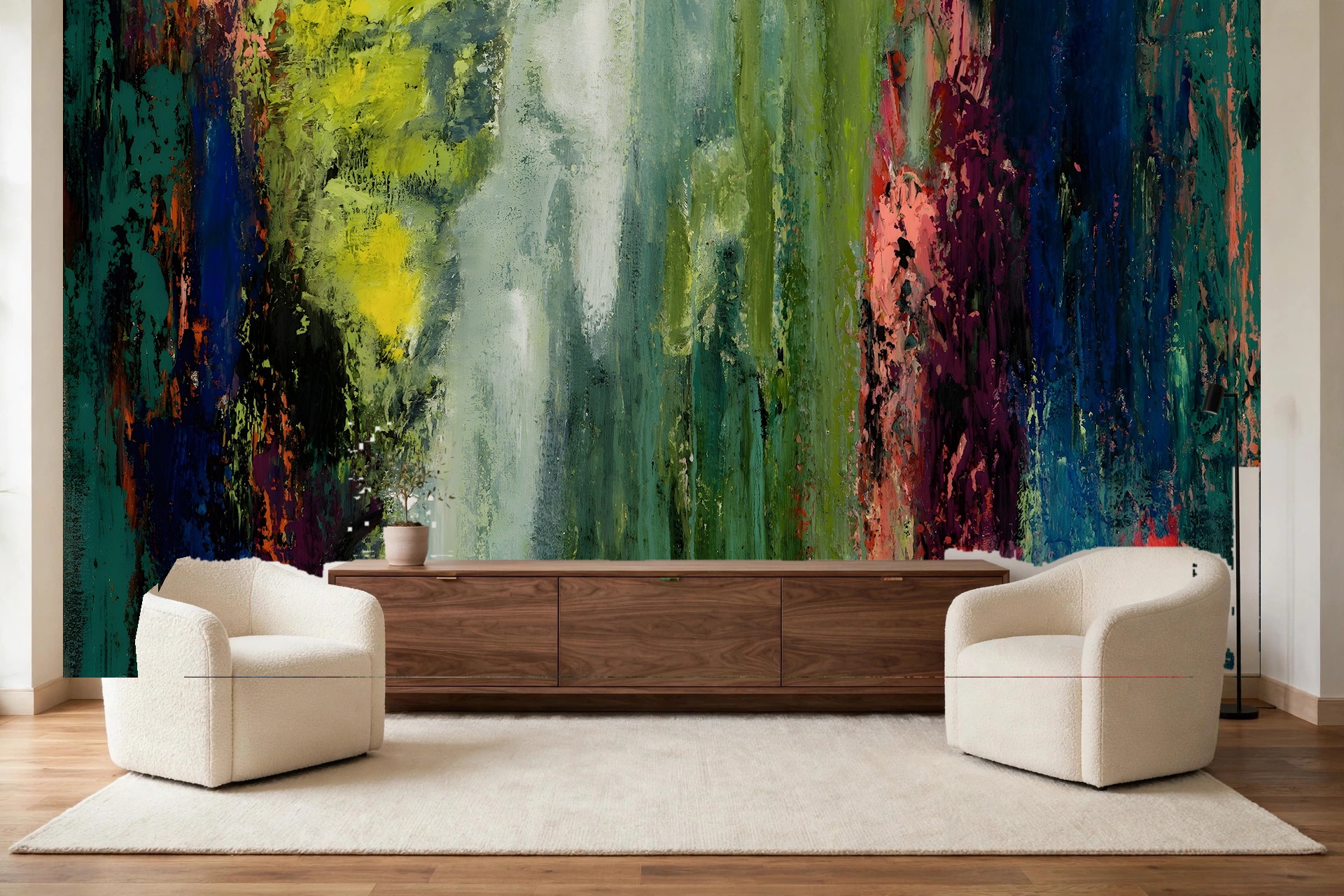 Into The Universe as a custom wallpaper mural by Charlene Falk