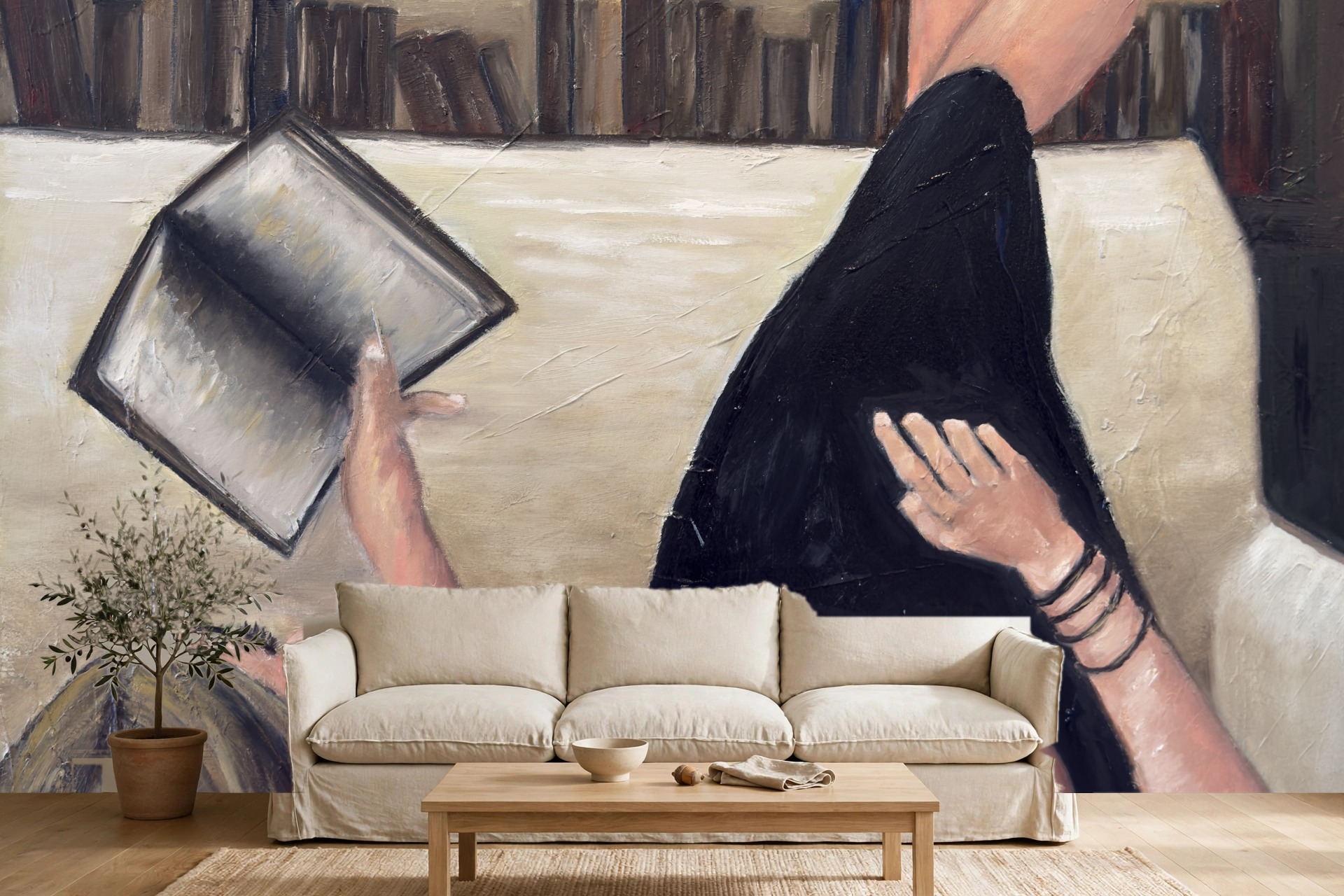 Poetry, No. 2 as a custom wallpaper mural by Charlene Falk