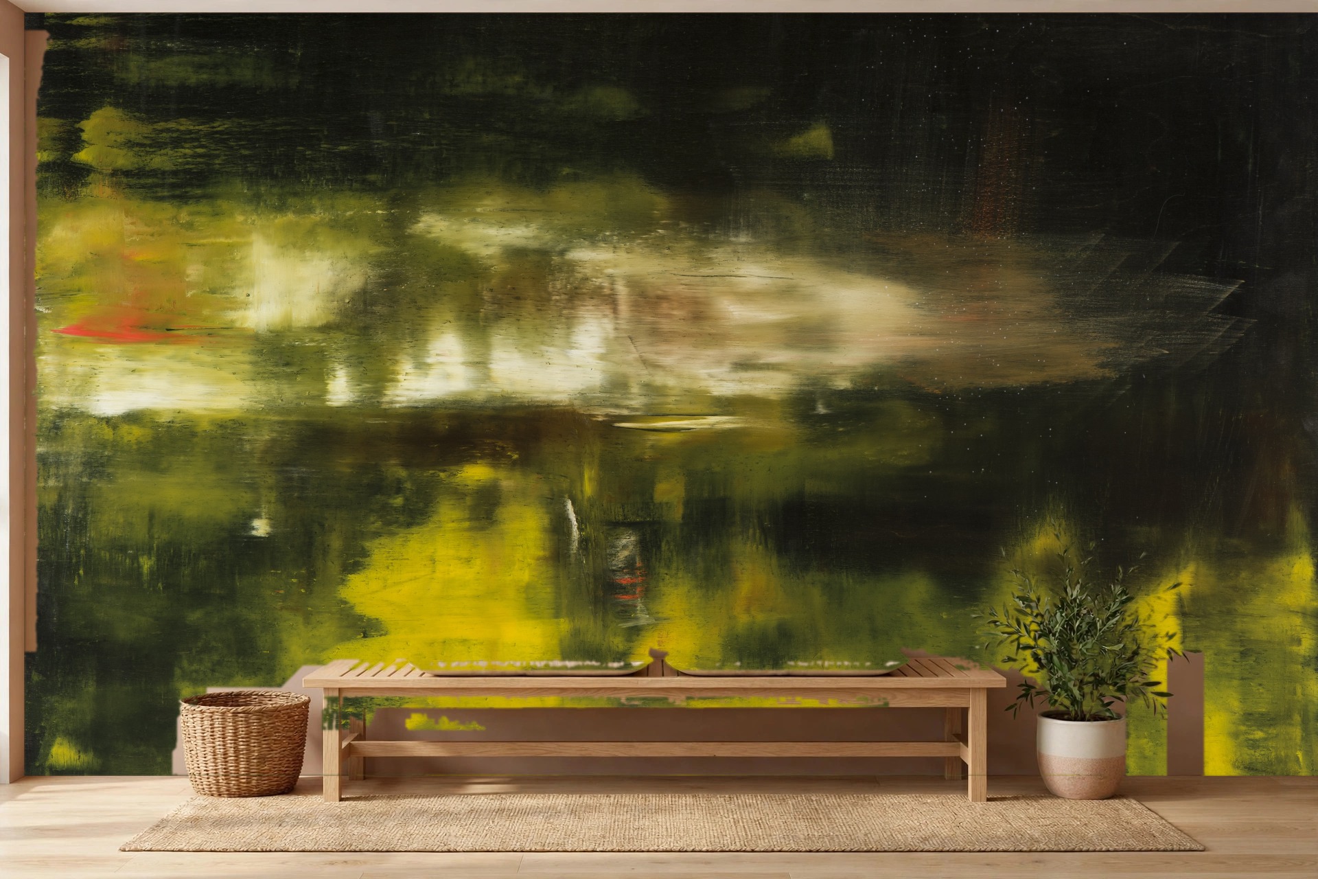 The Deep, No. 1 as a custom wallpaper mural by Charlene Falk