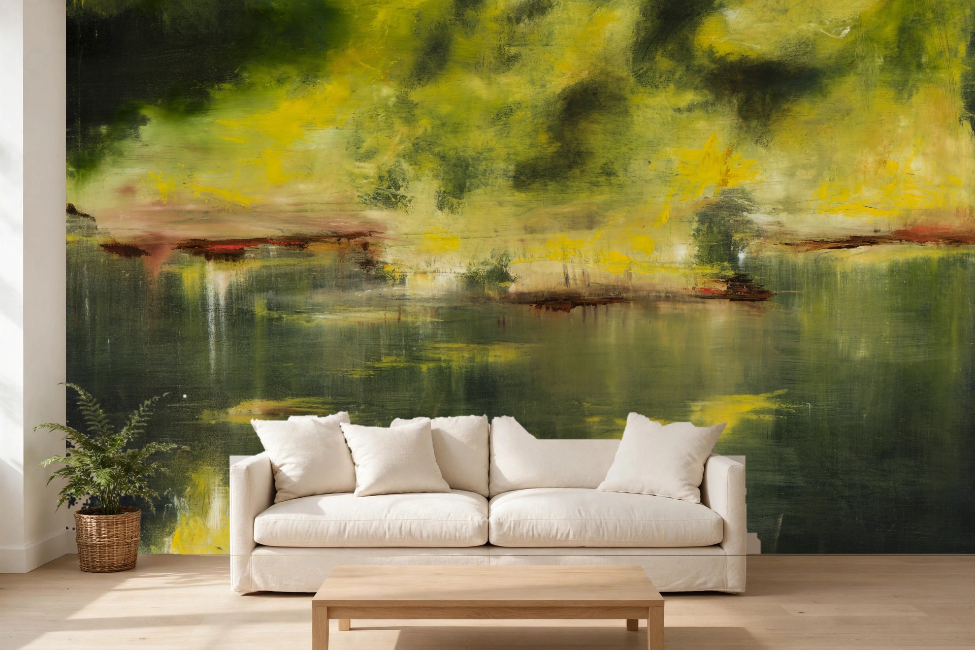 The Deep, No. 2 as a custom wallpaper mural by Charlene Falk