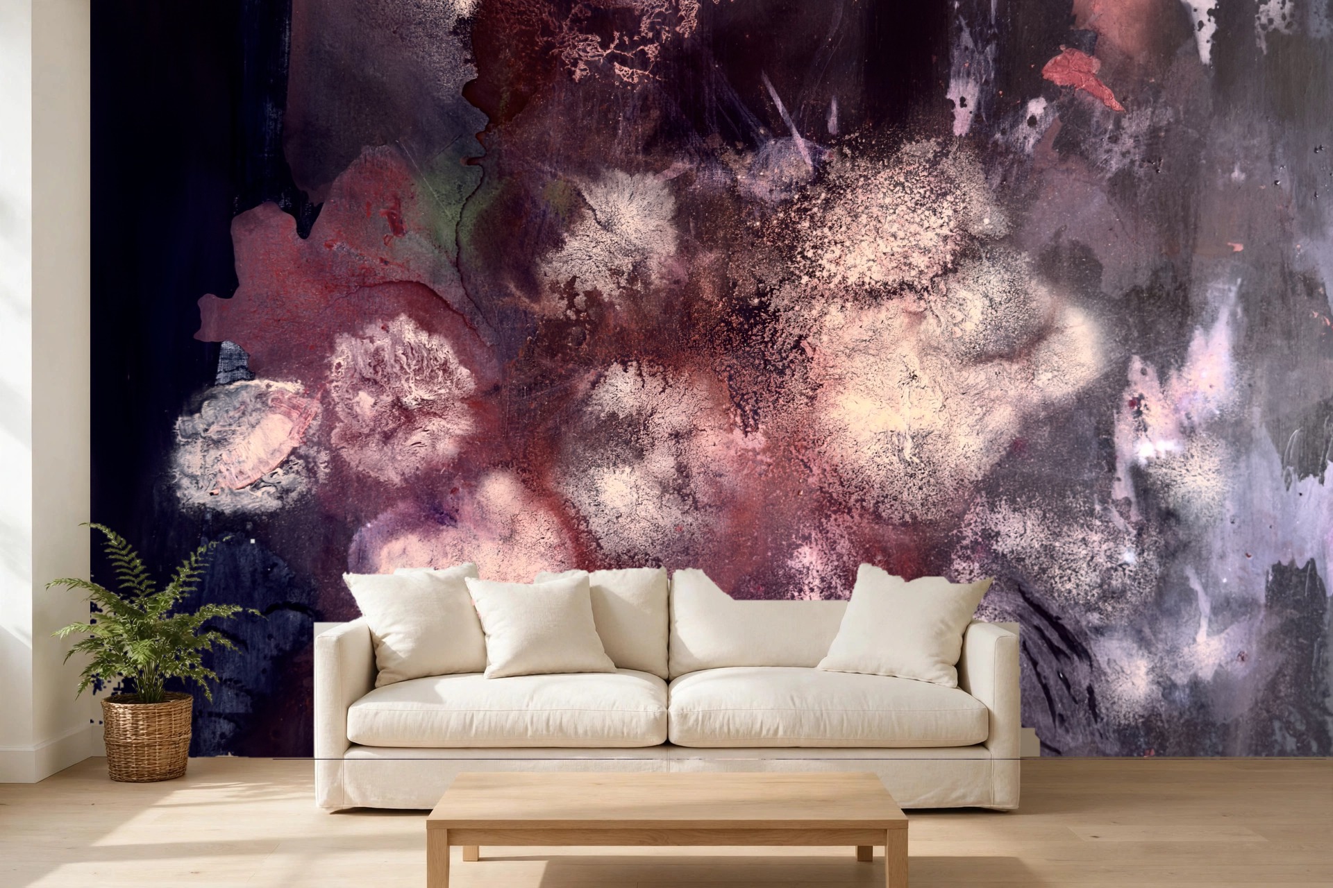 The Night Garden, No. 6 as a custom wallpaper mural by Charlene Falk