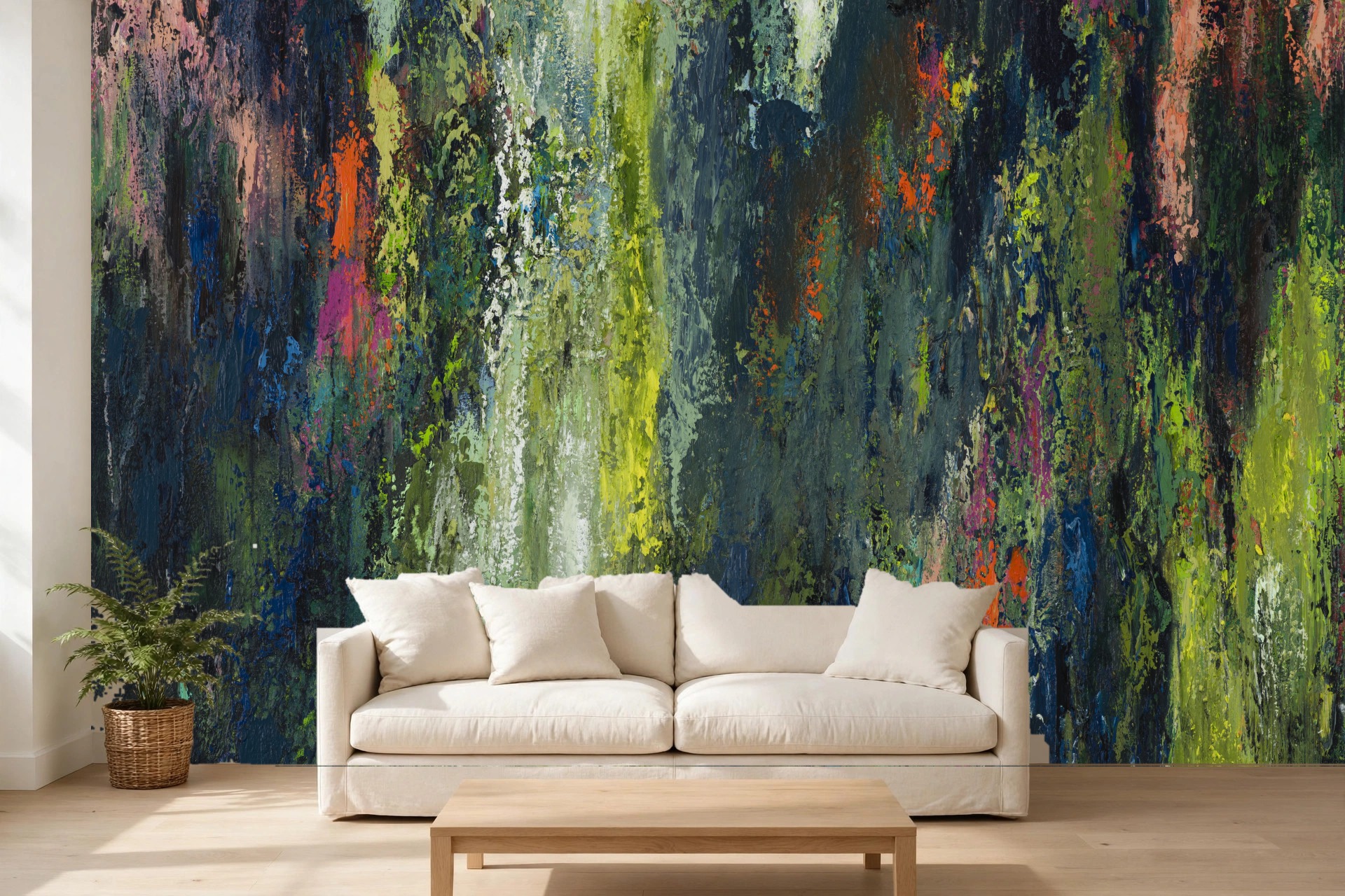 A Place You Cannot See, No. 4 as a custom wallpaper mural by Charlene Falk