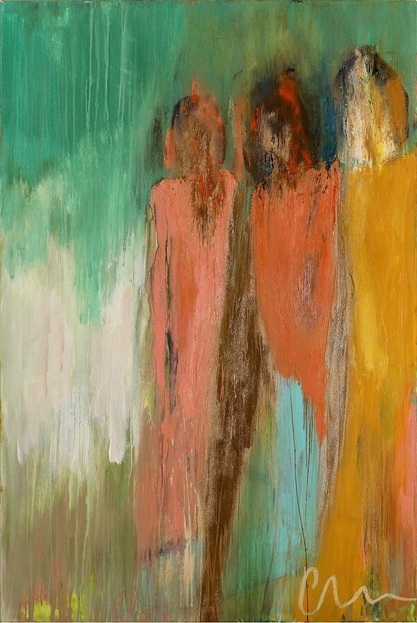 Guest House, No. 4 — abstract painting by Charlene Falk
